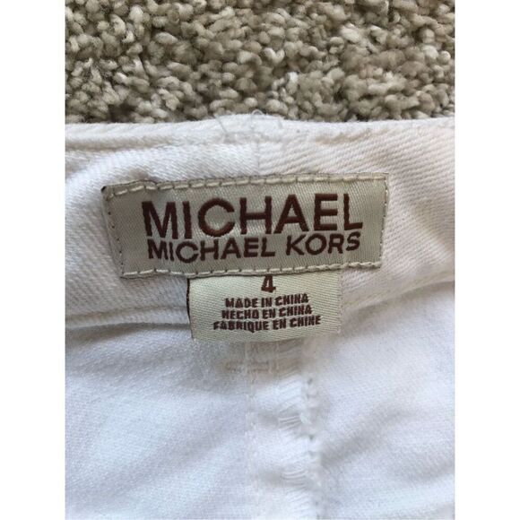 Michael Kors Women’s White Straight Leg Jeans Size 4 - Picture 2 of 7